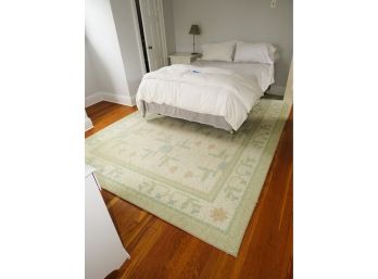 Milliken Rugs - Pattern 4512 - Limani Design - Made In USA Taupe/Green