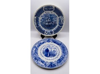 Fair Winds Decorative Plates  'The Friendship Of Salem' - 1939 New York's World Fair - Official Souvenir