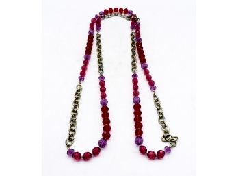 29' Long Beaded Necklace - Costume Jewelry