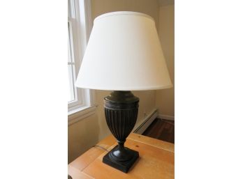 Urn Shaped Wooden Table Lamp - Tested