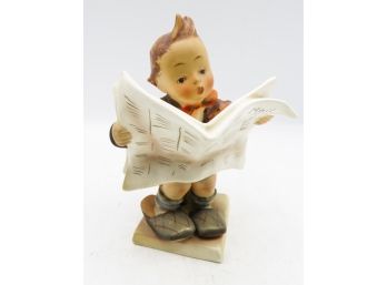 Goebel Hummel 'Latest News' Porcelain Figurine - Germany