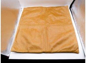 Pottery Barn Leather Pillow Case 20' X 20'