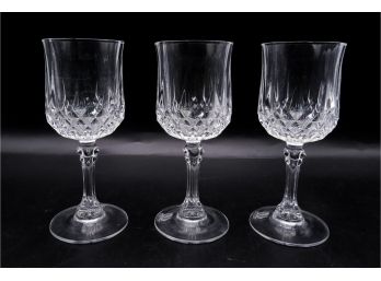 Cristal D'Arques LongChamp Stem Footed Glasses