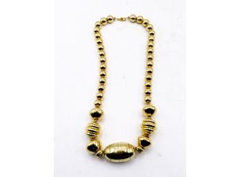 Costume Jewelry - Necklace - Gold Color