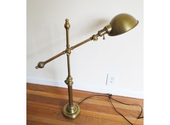Vintage Rotatable Desk Lamp Brushed Brass - Tested