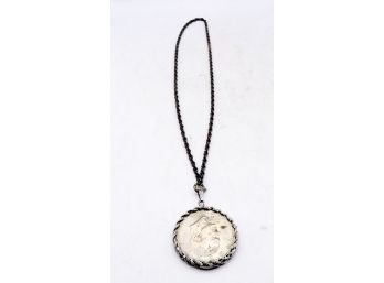 Vintage Eisenhower Silver Dollar Necklace