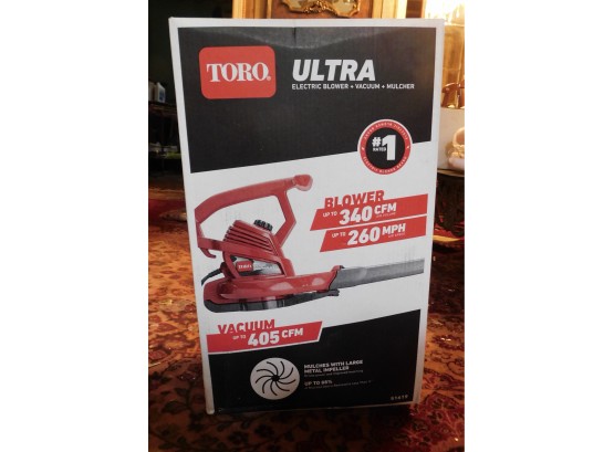 NEW Toro Ultra Blower/vacuum In Box