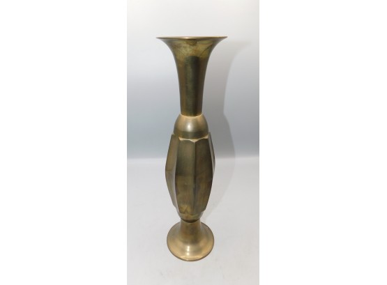 Vintage Brass Bud Vase - Made In India