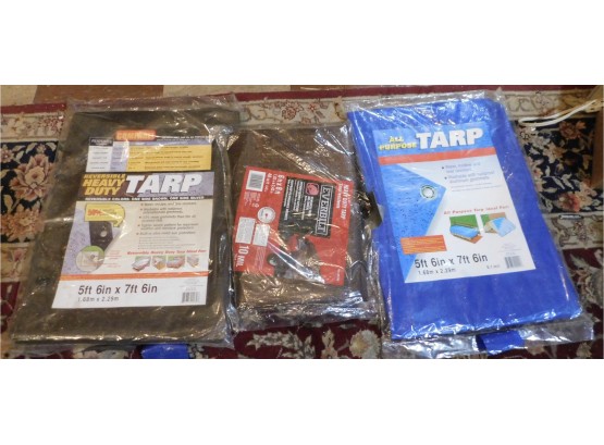 NEW Assorted Lot Of Tarps - 3 Total