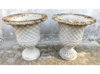 Foam Footed Planters - Set Of 2