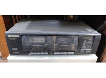 Pioneer Double Cassette Deck #CT-W103 - Remote Not Included