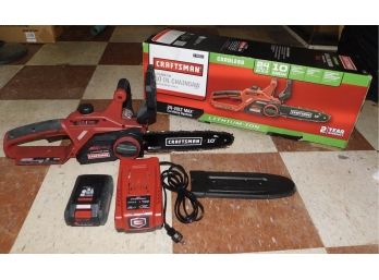 Craftsman Lithium Ion 10 INCH Cordless Chainsaw With Box - Charger Included
