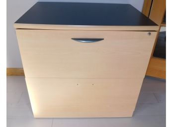 Wood Lateral Filing Cabinet Two-toned