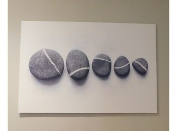 Pebble Stones Print On Canvas
