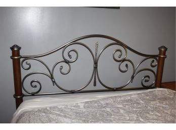 Queen Bed Frame Metal And Wood