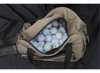 Duffle Bag Full Of Golf Balls