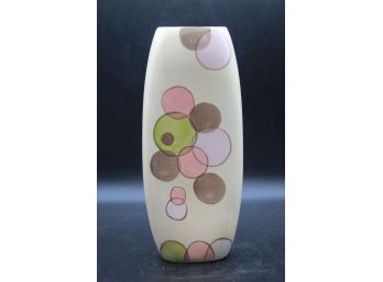 Mid-Century Style Painted Ceramic Flower Vase