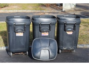 Trash Can 34 Gallon Garbage Bins