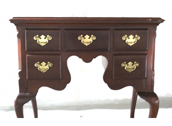 Heirloom Furniture SOLID MAHOGANY FRENCH CHIPPENDALE STYLE 5 DRAWER LOWBOY