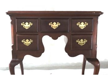 Heirloom Furniture SOLID MAHOGANY FRENCH CHIPPENDALE STYLE 5 DRAWER LOWBOY