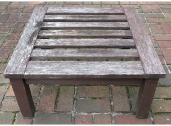 Outdoor Coffee Table - Square Wood Table