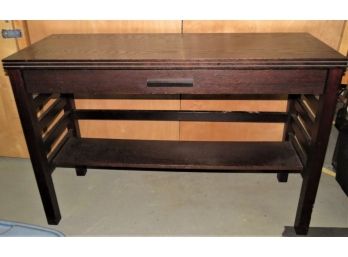 Console Table With Drawer & Bottom Storage Shelf