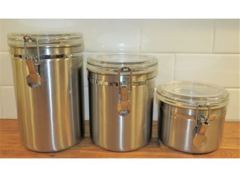 Stainless Steel Canister Set Of 3