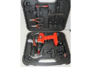 Black & Decker Drill Tool Kit Box With Assorted Tools