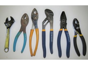 Pliers & Wrenches - Assorted Set Of 6