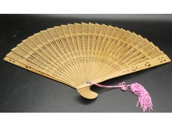 Japanese Folding Fan With Tassel