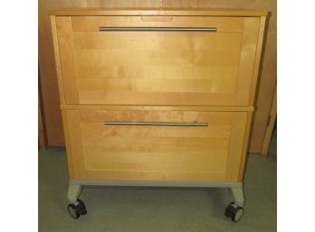 File Cabinet - 2-drawer Rolling Cabinet