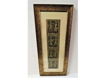 3-D Framed Wall Decor With Gold-tone Figures