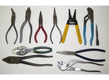 Pliers & Wrenches - Assorted Set Of 10