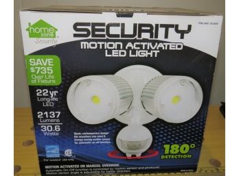 Home Zone Security Motion Activat3ed LED Light - New In Box