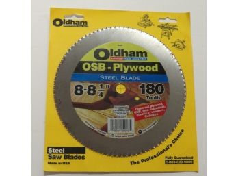 Oldham 800p 8-8 1/4' Steel Saw Blade - New