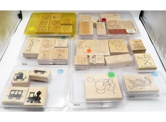 7 Sets Of Stampin' Up!  Sets Of Stamps - 36 Total Stamps