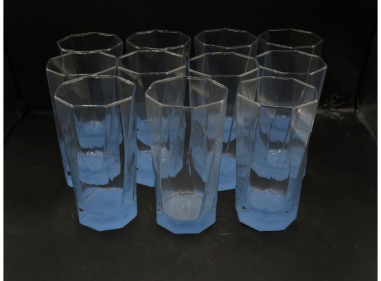 Lot Of 11 Glass Water Glasses