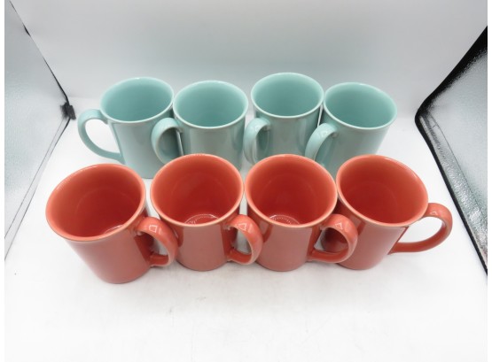 Corning - Lot Of 8 Coffee Mugs - Microwavable