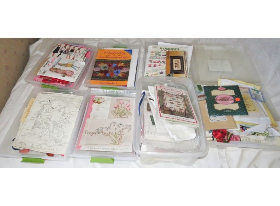 Large Lot Of Quilting Patterns