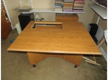 Sewing Machine Table - 1 Missing Drawer