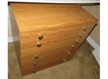 6 Drawer Cabinet Filled W/ Sewing Materials -  All Contents In Cabinet Included