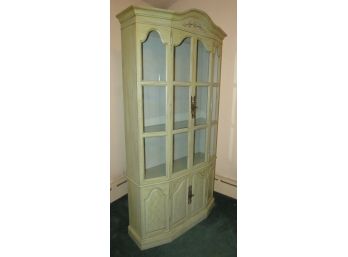 Curio Cabinet W/ Glass Doors And Storage