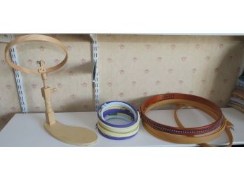 Versatile Embroidery Frame Clamp Kit W/ 10 Assorted Embroidery Loops