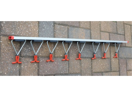 Ultra-Hold Garage Storage Rack For Shovels Rakes Brooms