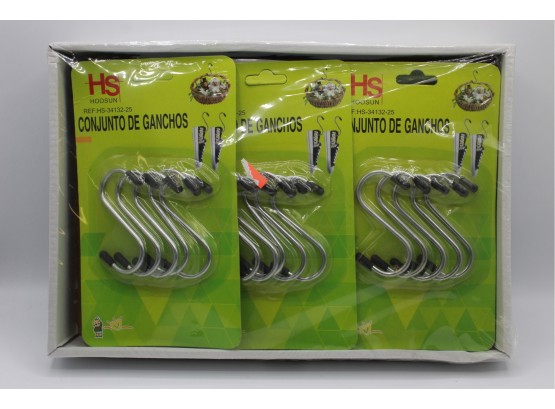 5 Pack Of S Shaped Hanging Hanger Clips Box Of 6 Packs