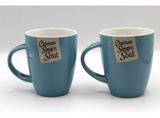 Ceramic Mugs W/ Quote Chicken Soup For The Soul