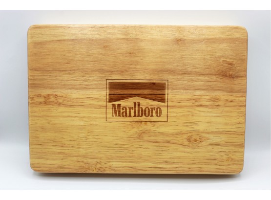 Marlboro Miles Vintage Wooden Poker Cards & Chip Set