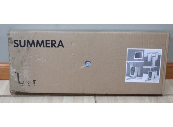 IKEA Summera Gray Metal Sliding Pull Out Keyboard Shelf 10035