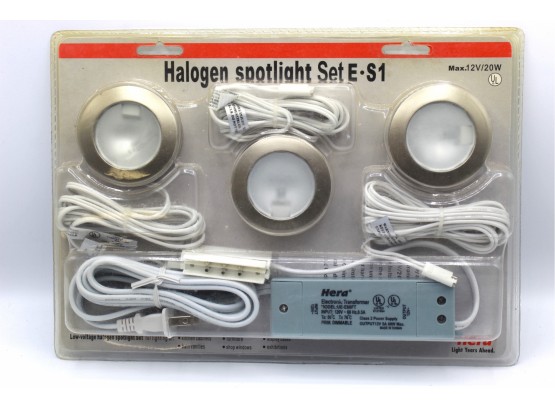 Halogen Spotlight Set Closet Shelf Lighting