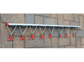 Ultra-Hold Garage Storage Rack For Shovels Rakes Brooms
